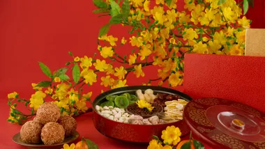 テトのお菓子とミュット：新年をやさしく彩る甘いひととき